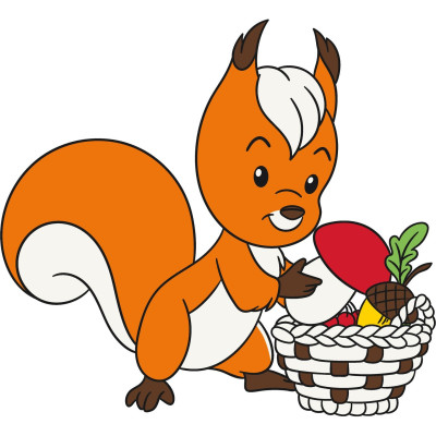 Дитяча розмальовка "Білочка" 15079-AC 25х30 см