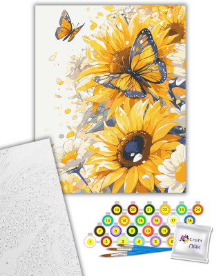 Картина за номерами "Жовті квіти" 13149-AC 40х50 см