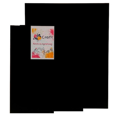 Холст на підрамнику чорний 40х40 см 13025