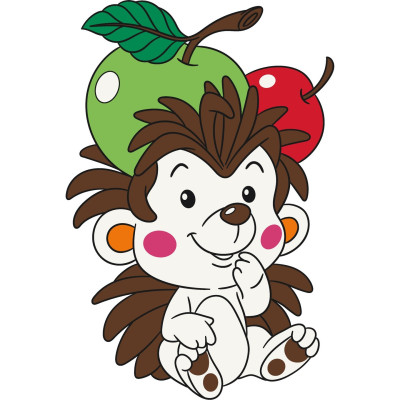 Дитяча розмальовка "Їжачок" 15080-AC 25х30 см