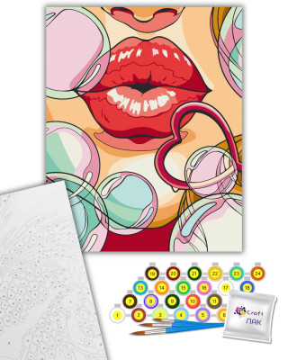 Картина за номерами "Солодкий поцілунок" 16509-AC 40х50 см