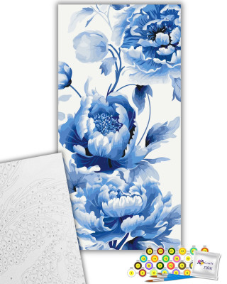 Картина за номерами "Небесні півонії" 13090-AC 40х80 см