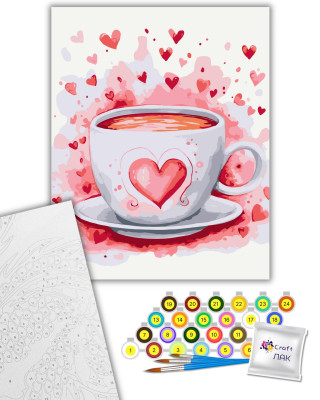 Картина за номерами "Чарівна чашка" 12037-AC 40х50 см