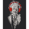 Картина по номерам "Эйнштейн в наушниках" 10314-AC 40х50 см