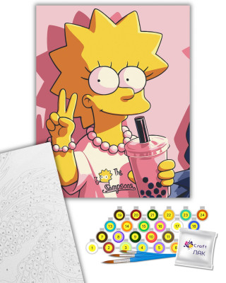Картина за номерами "Ліза Сімпсон" 16126-AC 40х50 см
