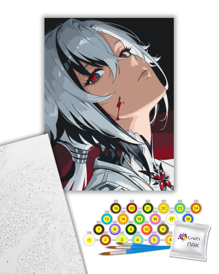 Картина за номерами "Арлекіно.Тиша після гри" 10200-АС 30х40 см by ©arttem_illustration