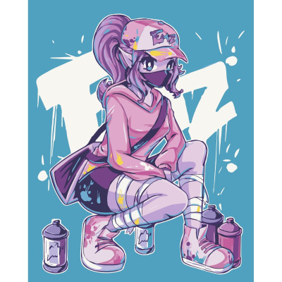 Картина за номерами "Style girl" 10218-AC 40х50 см