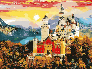 Картина за номерами "Осінній замок" 10602-AC 40х50 см