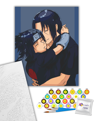 Картина за номерами "Ітачі і Саске" 10265-AC 40х50 см