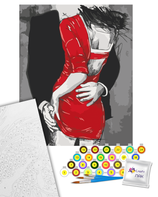 Картина за номерами "Пристрасть на двох" 10307-AC 40х50 см