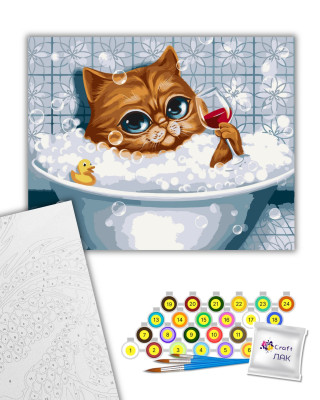 Картина за номерами "Час для себе" 11530-AC 40х50 см by Polina Skurykhina ©pollypop92