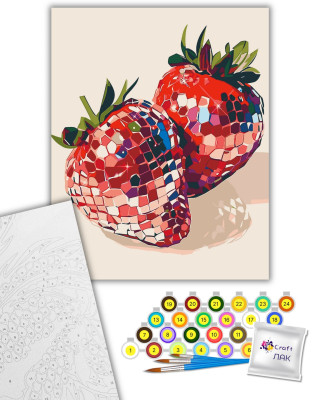 Картина за номерами "Полунична спокуса" 12029-AC 40х50 см