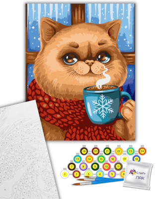 Картина за номерами "Зимовий аромат" 11531-AC 40х50 см by Polina Skurykhina ©pollypop92