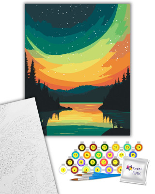 Картина за номерами "Нічне світло" 11063-AC 40х50 см
