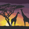 Картина за номерами "Африка перед сном" 40х50 см 11619-AC