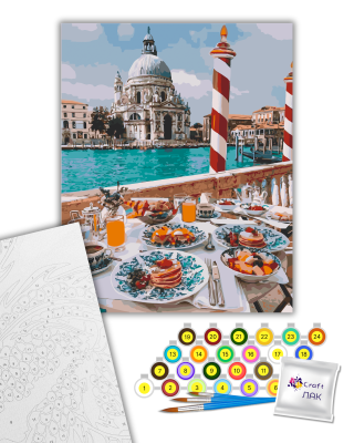 Картина за номерами "Сніданок у Венеції" 11229-AC 40х50 см