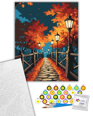 Картина за номерами "Нічна прогулянка" 11054-AC 40х50 см