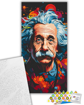 Картина за номерами "Альберт Ейнштейн" 10129-AC 40х80 см