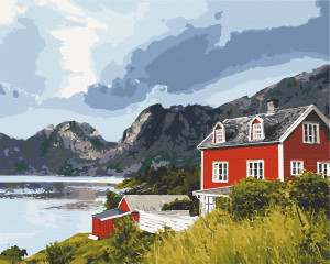 Картина за номерами "Фіорди Норвегії" 40х50 см 10569-AC