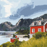 Картина по номерам "Фьорды Норвегии" 40х50 см 10569-AC