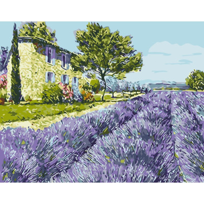 Картина по номерам без подрамника 