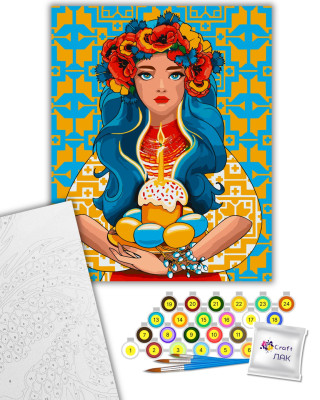 Картина за номерами "Великдень" 10063-AC 40х50 см by Natalia Netudikhata ©mosyakart