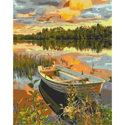 Картина по номерам без подрамника 