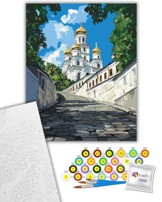 Картина за номерами "Андріївська церква" 11071-AC 40х50 см
