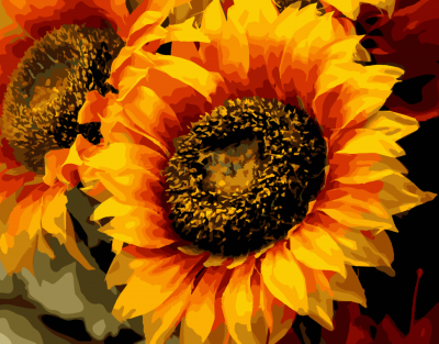 Картина за номерами "Шпигун сонця" 13106-AC 40х50 см