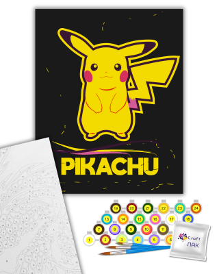 Картина за номерами "Пікачу" 16047-AC 40х50 см