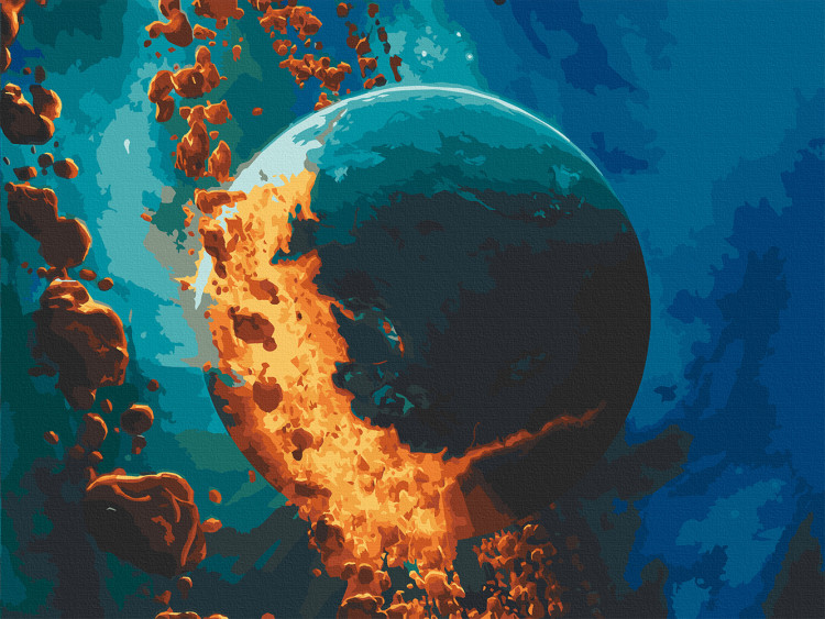 Картина по номерам "Взрыв Фаэтона" 40х50 см 10552-AC