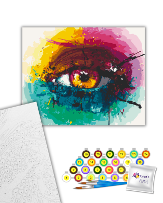 Картина за номерами "Райдужне око" 10246-AC 40х50 см
