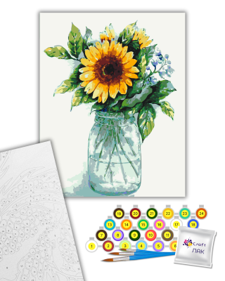 Картина за номерами "Сонячна квітка" 13136-AC 40х50 см
