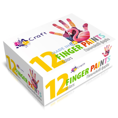 Набір пальчикових фарб 12 шт. по 20 мл 5025-AC