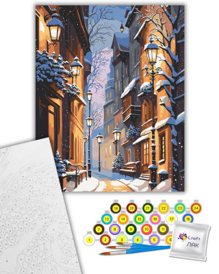 Картина за номерами "Зимове місто" 11050-AC 40х50 см