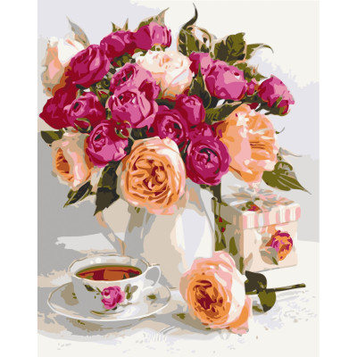 Картина по номерам без подрамника 