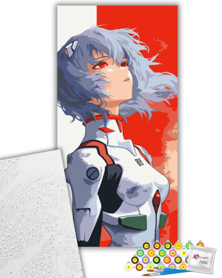 Картина за номерами "Аянамі Рей, Євангеліон" 16128-AC 40х80 см