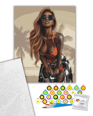 Картина за номерами "Спокуса Маямі" 40*50 см 10221-AC