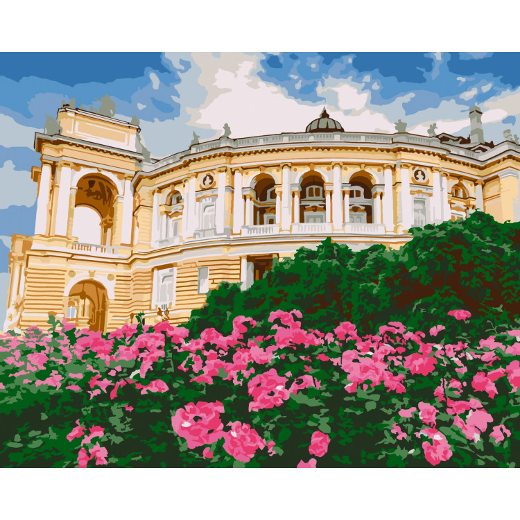 Картина по номерам "Одесса. Оперный театр" 11233-AC 40х50 см