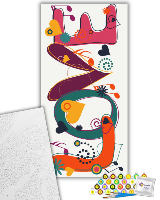 Картина за номерами "LOVE" 16132-AC 40х80 см