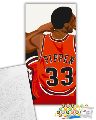 Картина за номерами "Скотті Піппен" 10067-AC 40х80 см