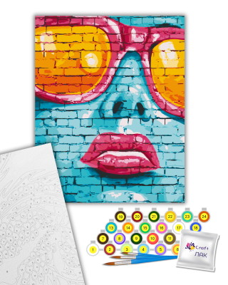 Картина за номерами "Street art girl" 10248-AC 40х50 см