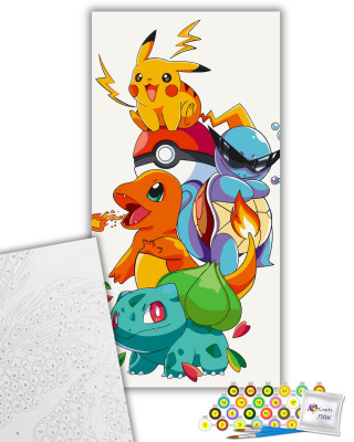 Картина за номерами "Круті покемони" 16080-AC 40х80 см