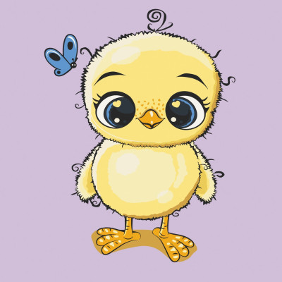 Картина за номерами "Курчатко" 15094-AC 30х30 см