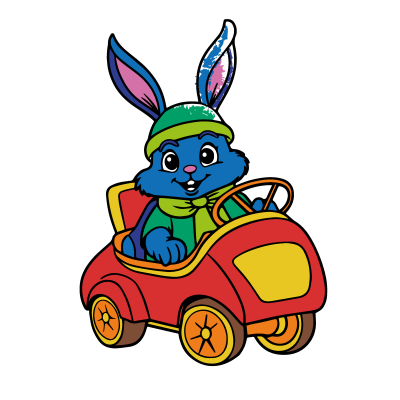 Children's colouring book with finger paints 