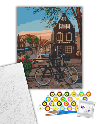 Картина за номерами "Кафе в Амстердамі" 10580-AC 40х50 см