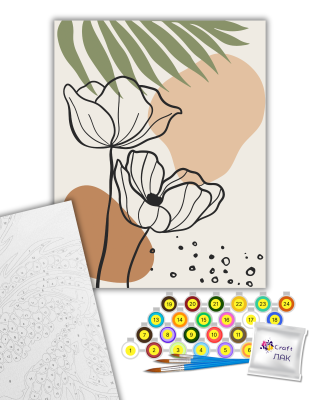 Картина за номерами "Щасливі квіти 2" 13065-AC 40х50 см