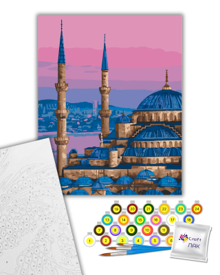 Картина за номерами "Блакитна мечеть. Стамбул" 11225-AC 40х50 см