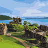 Картина за номерами "Замок Аркарт. Шотландія" 11237-AC 40х50 см