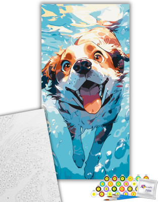 Картина за номерами "Пірнай зі мною" 11528-AC 40х80 см